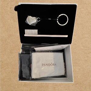 Pandora~Jewelry Collectors Cleaning & Storage Kit ~ With Heart Logo Keychain